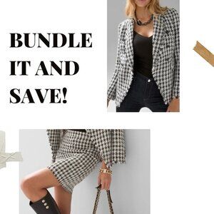 🖤 Chic Meets Classic: WHBM Houndstooth Duo 🖤